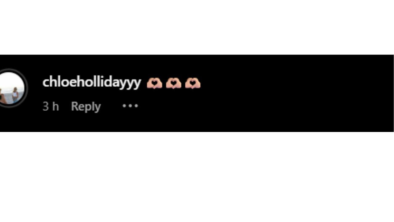 Chloe's reaction